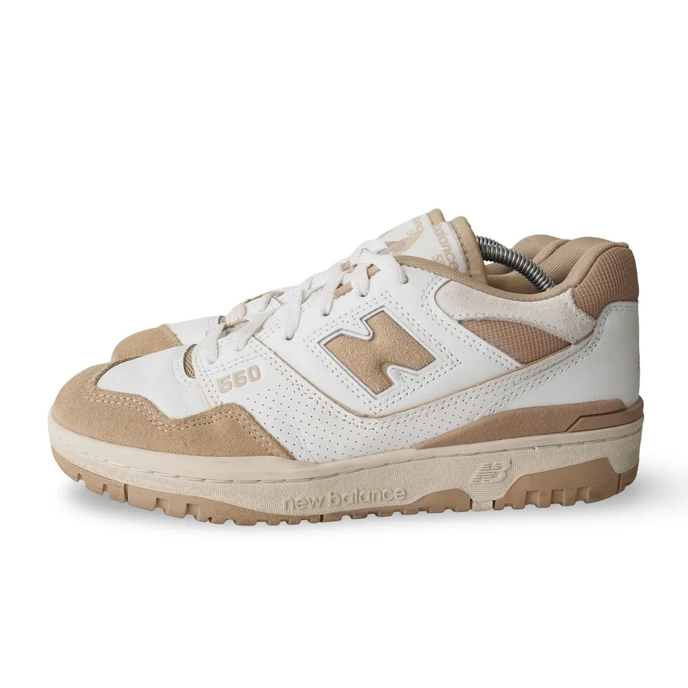 New Balance 550 Incense Casual Sneakers Mens 7.5 Womens 9 White Tan BB550NEC - Picture 2 of 11